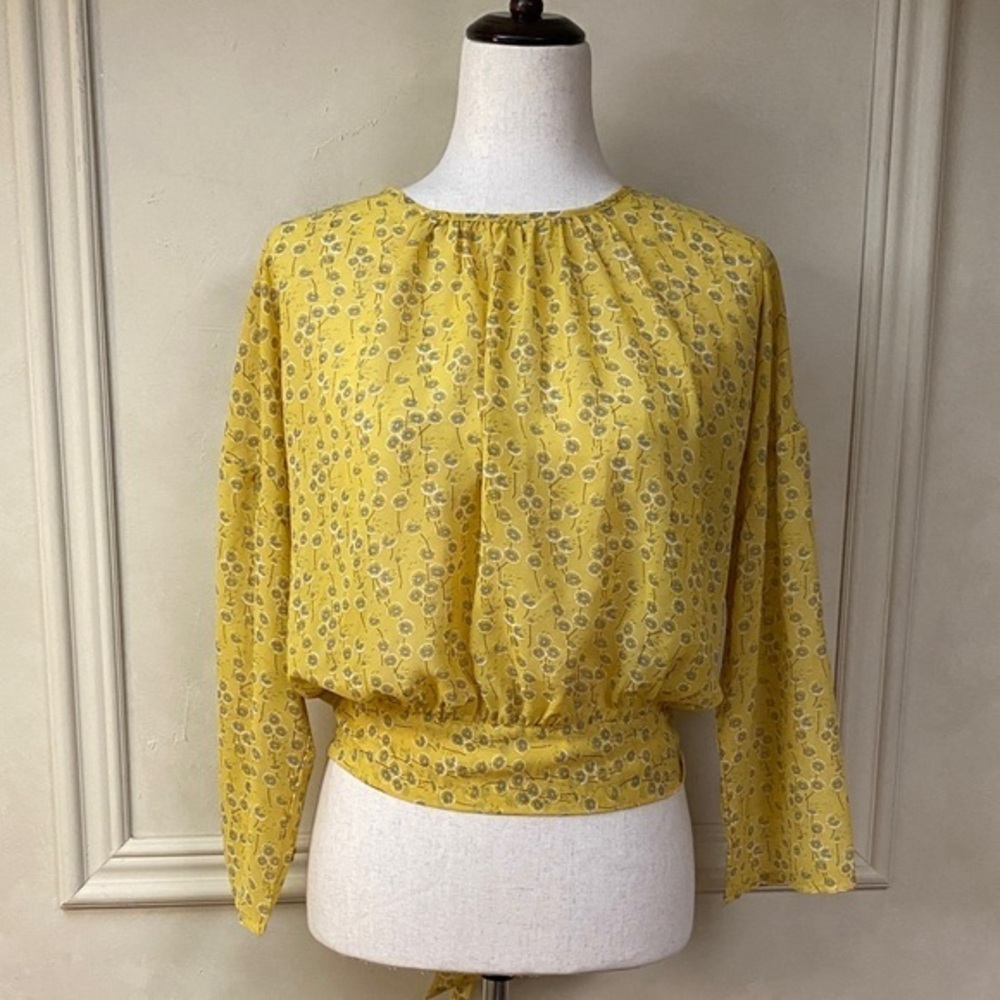 ONLY Slit back Floral Print Blouse